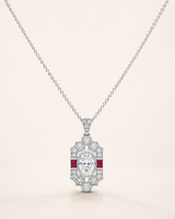 Diamond Ruby Necklace