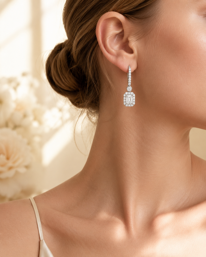 The Round Diamond Earring ZBE0112