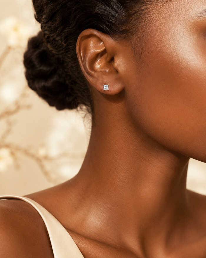 The Round Diamond Earring ZBE0108