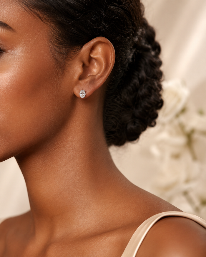 The Round Diamond Earring ZBE0099