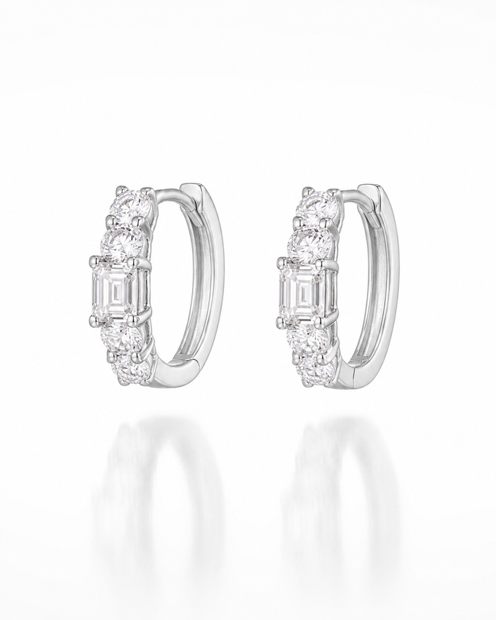 The Round Diamond Earring ZBE0078