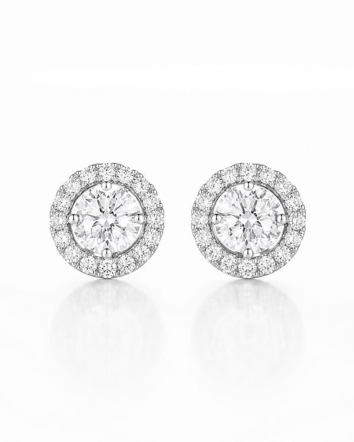 The Round Diamond Earring ZBE0040
