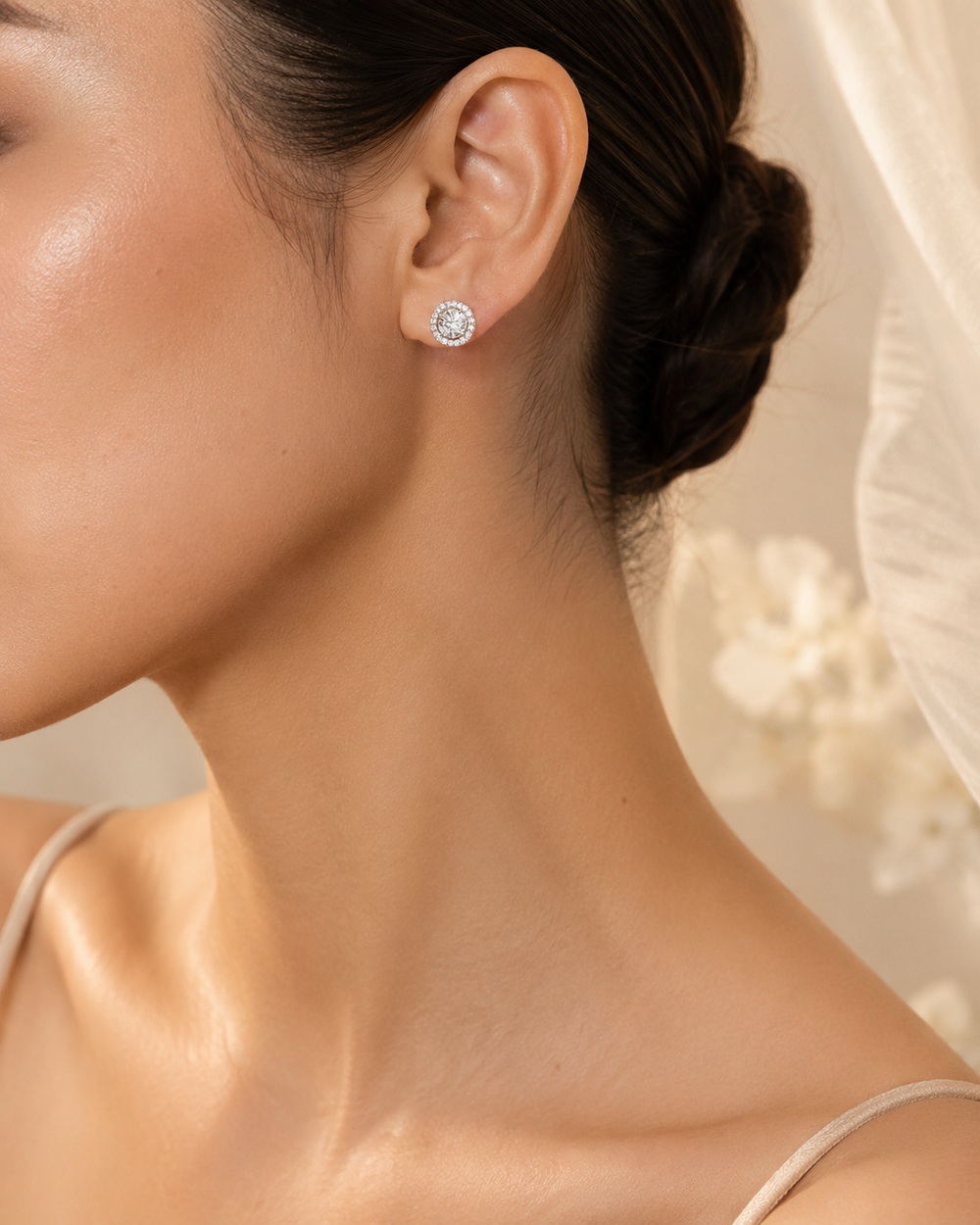 The Round Diamond Earring ZBE0040