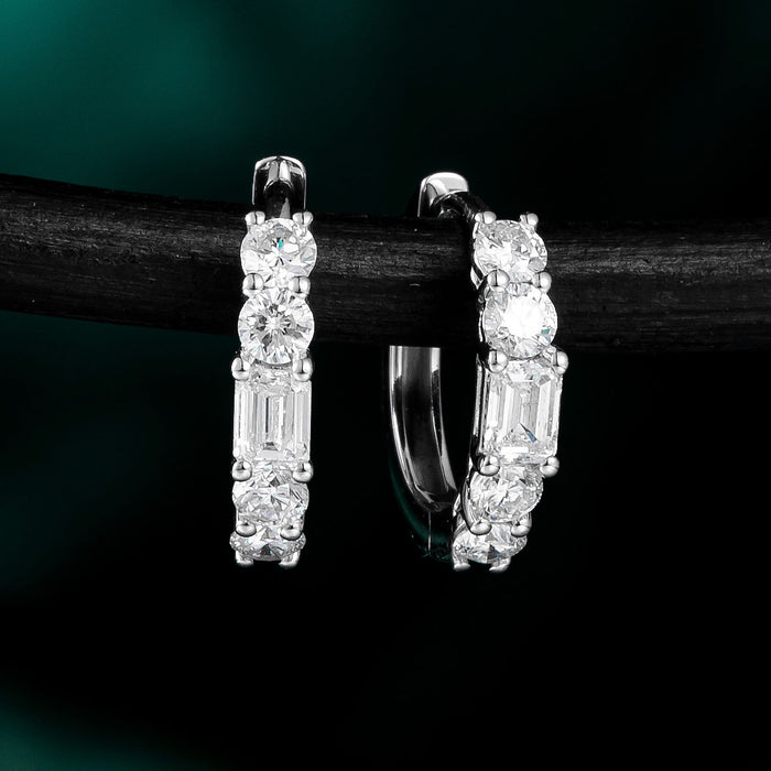 The Round Diamond Earring ZBE0078