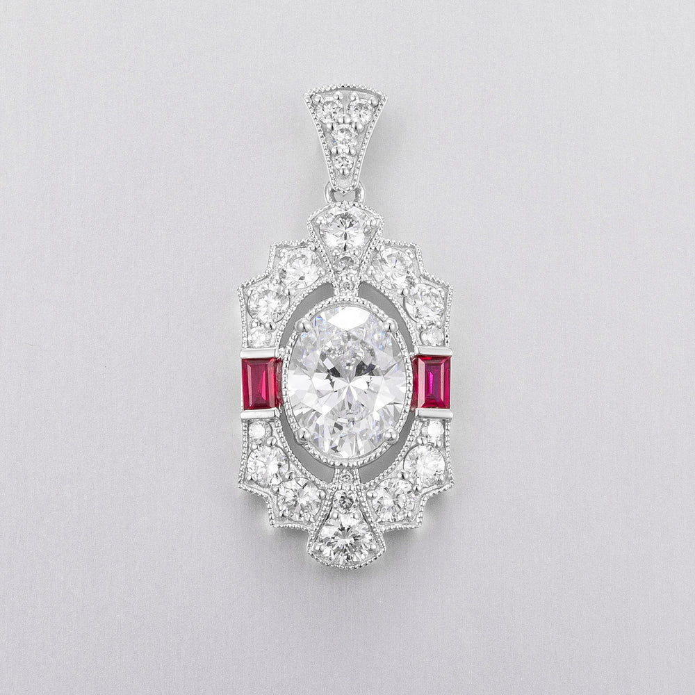 Diamond Ruby Necklace
