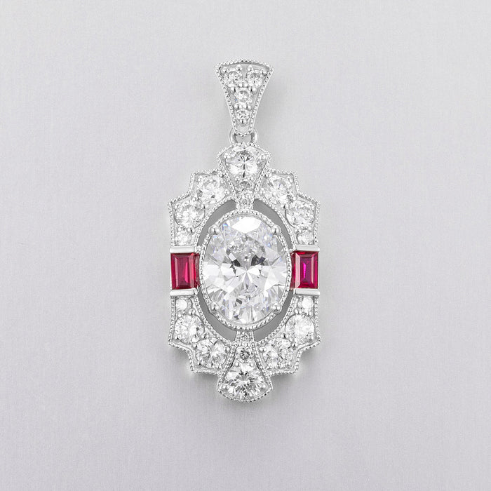 Diamond Ruby Necklace