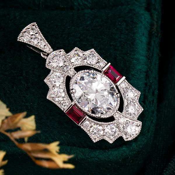 Diamond Ruby Necklace